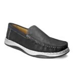 Premium Bob Leather Comfort Casual Shoe Black - HM88 - Image 5